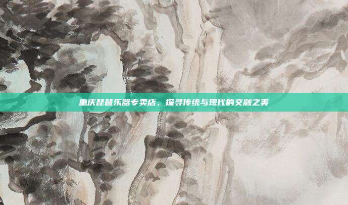 重庆琵琶乐器专卖店，探寻传统与现代的交融之美