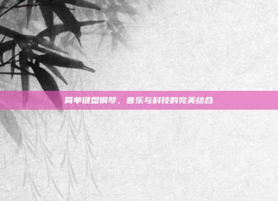 简单键盘钢琴，音乐与科技的完美结合