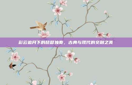 彩云追月下的琵琶独奏，古典与现代的交融之美