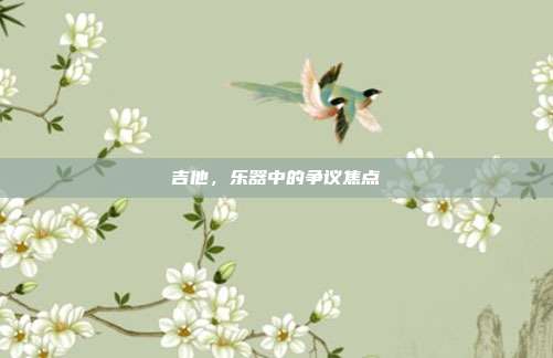 吉他，乐器中的争议焦点