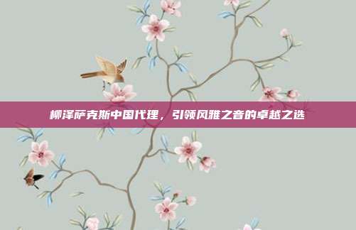 柳泽萨克斯中国代理，引领风雅之音的卓越之选