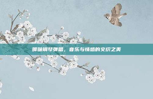 暧昧钢琴弹唱，音乐与情感的交织之美