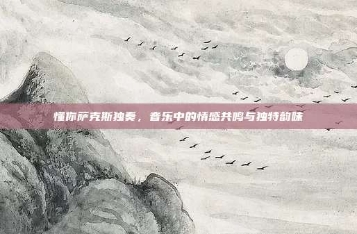 懂你萨克斯独奏,音乐中的情感共鸣与独特韵味
