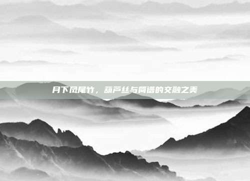 月下凤尾竹，葫芦丝与简谱的交融之美