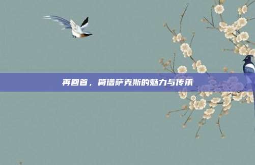 再回首,简谱萨克斯的魅力与传承