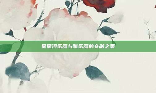 星星河乐器与雅乐器的交融之美