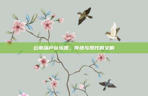 云南葫芦丝乐器,传统与现代的交响