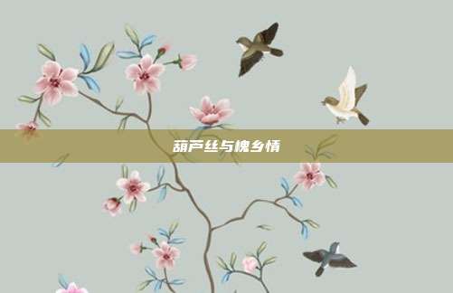 葫芦丝与槐乡情