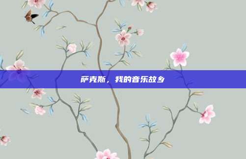 萨克斯,我的音乐故乡