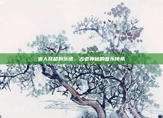 狼人琵琶的乐谱,古老神秘的音乐传承