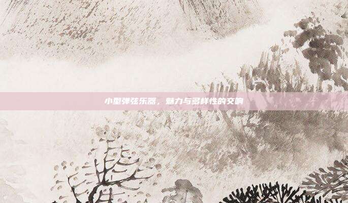 小型弹弦乐器,魅力与多样性的交响