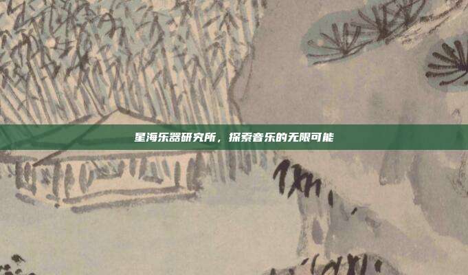 星海乐器研究所,探索音乐的无限可能