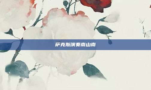 萨克斯演奏南山南