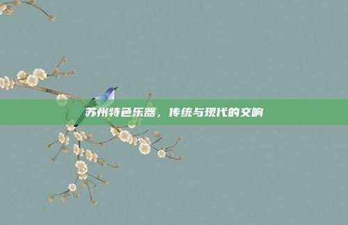 苏州特色乐器,传统与现代的交响