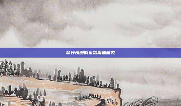 琴行乐器的进货渠道研究