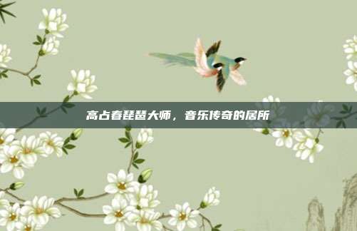 高占春琵琶大师,音乐传奇的居所