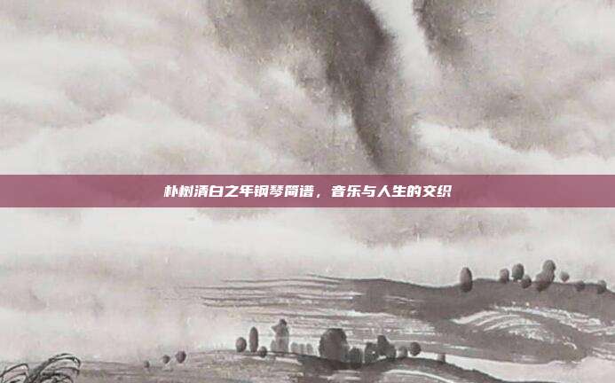 朴树清白之年钢琴简谱,音乐与人生的交织