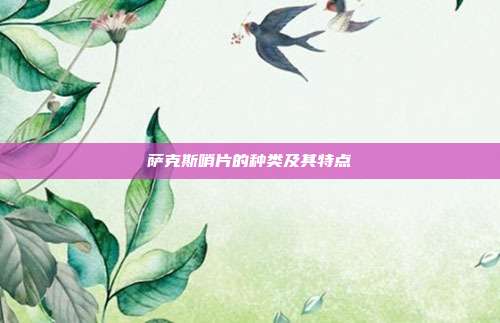 萨克斯哨片的种类及其特点