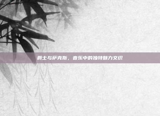 爵士与萨克斯,音乐中的独特魅力交织