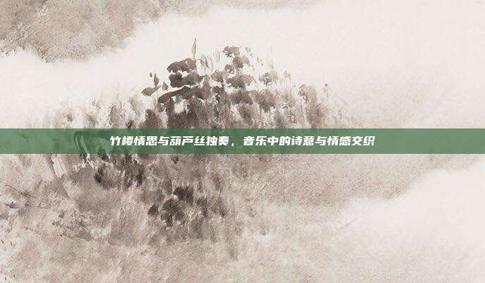 竹楼情思与葫芦丝独奏,音乐中的诗意与情感交织