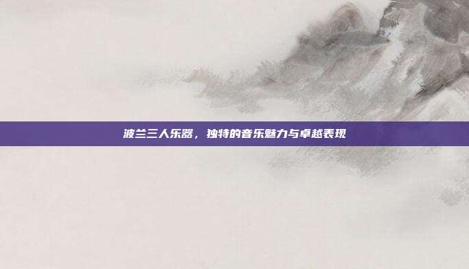 波兰三人乐器,独特的音乐魅力与卓越表现