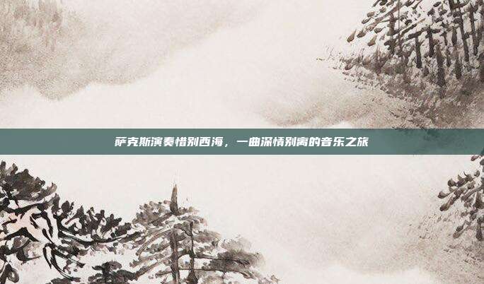 萨克斯演奏惜别西海,一曲深情别离的音乐之旅