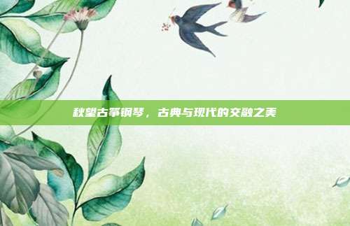 秋望古筝钢琴,古典与现代的交融之美