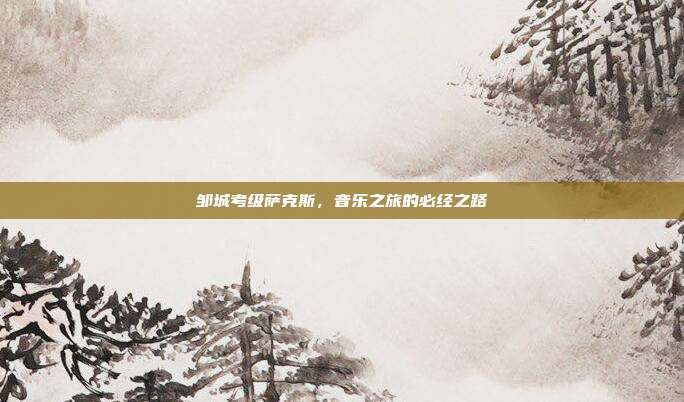 邹城考级萨克斯，音乐之旅的必经之路