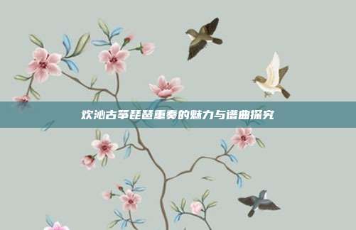 欢沁古筝琵琶重奏的魅力与谱曲探究