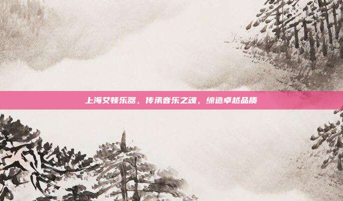 上海艾顿乐器，传承音乐之魂，缔造卓越品质
