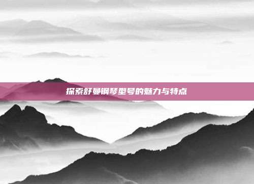 探索舒曼钢琴型号的魅力与特点