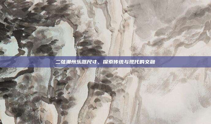 二弦潮州乐器尺寸，探索传统与现代的交融