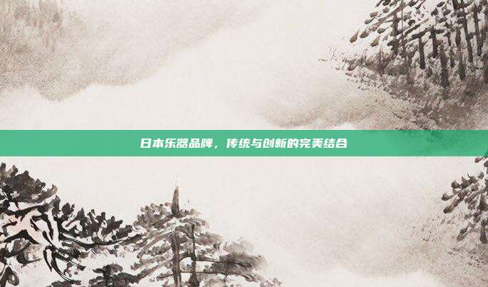 日本乐器品牌,传统与创新的完美结合