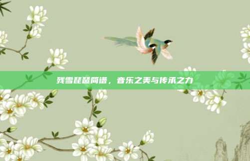 残雪琵琶简谱,音乐之美与传承之力