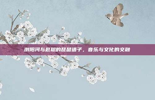 浏阳河与赵聪的琵琶谱子,音乐与文化的交融