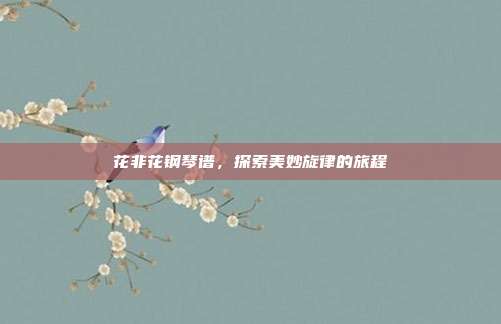 花非花钢琴谱,探索美妙旋律的旅程