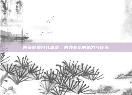 古筝琵琶月儿高谱,古典音乐的魅力与传承