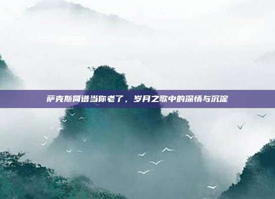 萨克斯简谱当你老了，岁月之歌中的深情与沉淀