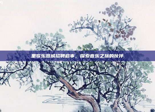 里歌乐器城招聘启事，探索音乐之旅的伙伴