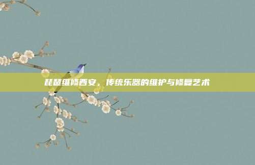 琵琶维修西安，传统乐器的维护与修复艺术