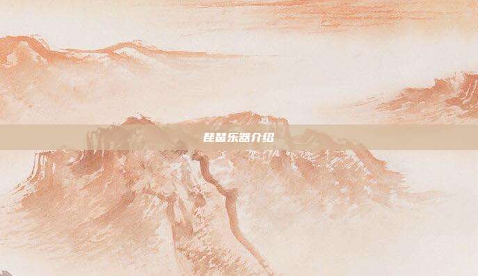 琵琶乐器介绍