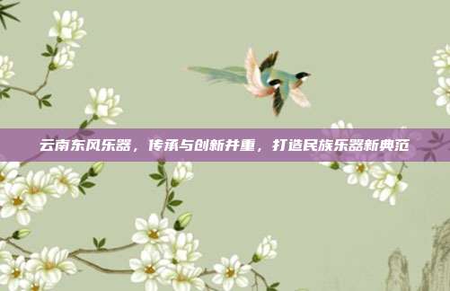云南东风乐器，传承与创新并重，打造民族乐器新典范