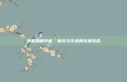 汤普森钢琴谱，音乐与艺术的完美结合