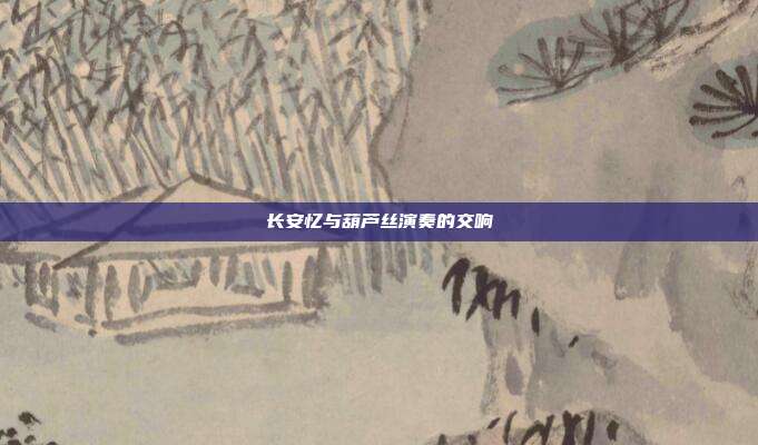 长安忆与葫芦丝演奏的交响