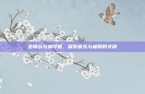 走钢丝与钢琴谱，探索音乐与极限的交融