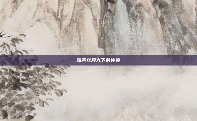 葫芦丝月光下的伴奏